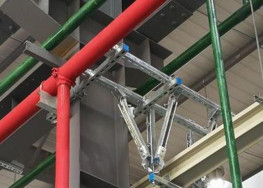 鹤庆该抗震支架的整体式支吊架结构协调性好